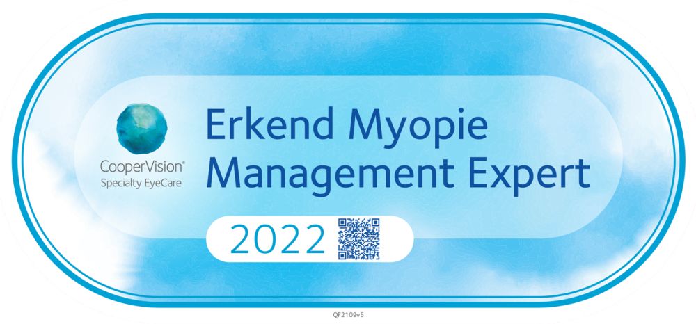 Als Erkend Myopie Management Expert gebruiken wij contactlenzen van Coopervision Specialty Eyecare